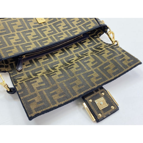 FENDI Mamma bucket Shoulder Bag Brown WS34058