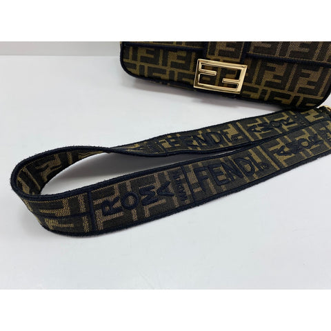 FENDI Mamma bucket Shoulder Bag Brown WS34058