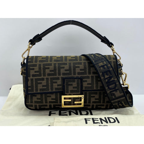 FENDI Mamma bucket Shoulder Bag Brown WS34058