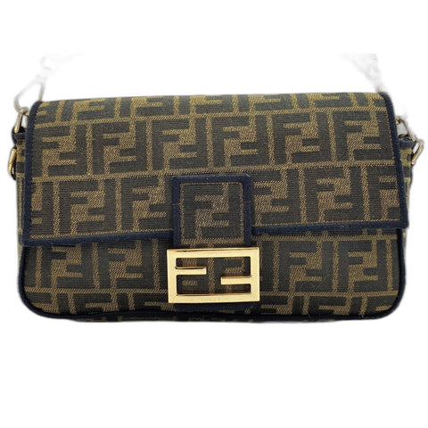 FENDI Mamma bucket Shoulder Bag Brown WS34058