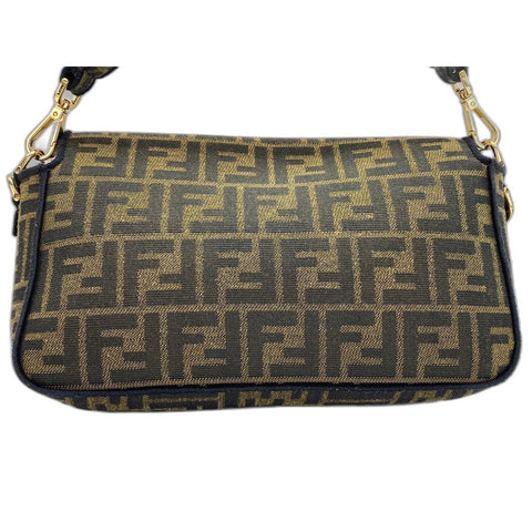 FENDI Mamma bucket Shoulder Bag Brown WS34058