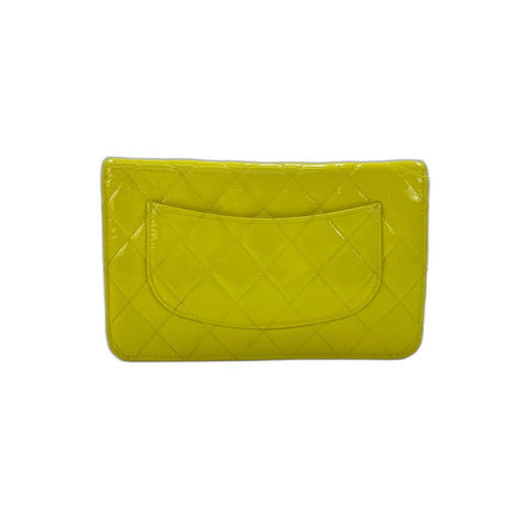 CHANEL Mini Matelasse Shoulder Bag yellow WS34059