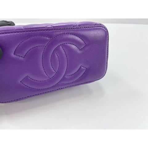 CHANEL Matrasse Shoulder Bag purple WS34060