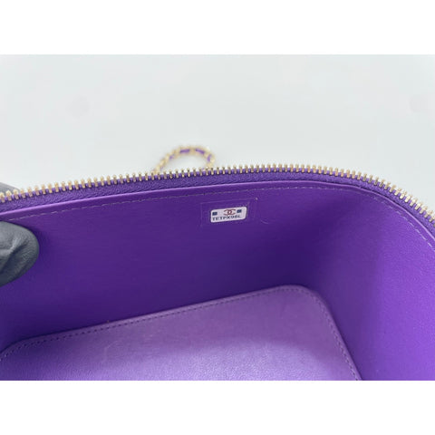 CHANEL Matrasse Shoulder Bag purple WS34060