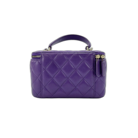 CHANEL Matrasse Shoulder Bag purple WS34060