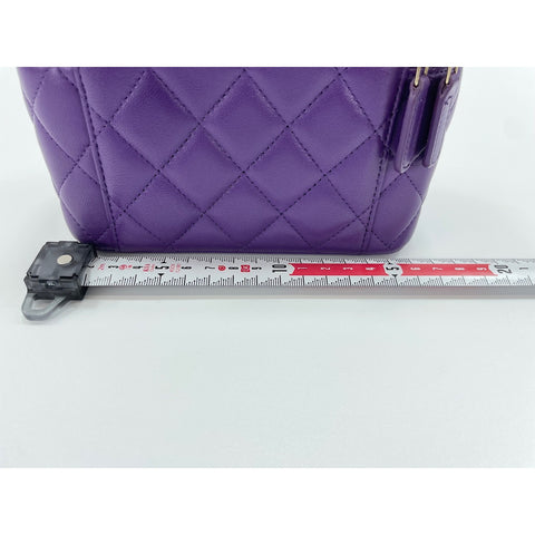 CHANEL Matrasse Shoulder Bag purple WS34060