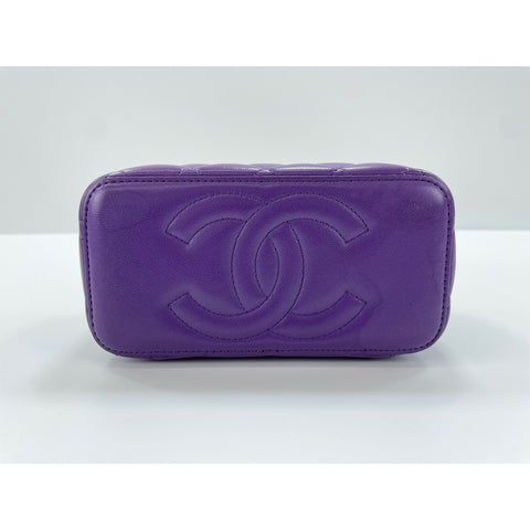 CHANEL Matrasse Shoulder Bag purple WS34060