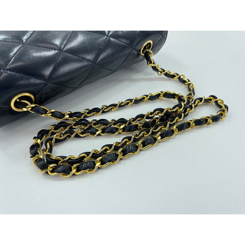 CHANEL Matrasse Shoulder Bag Navy WS34061