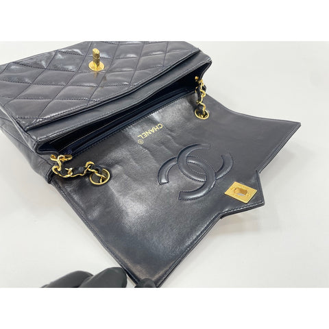 CHANEL Matrasse Shoulder Bag Navy WS34061