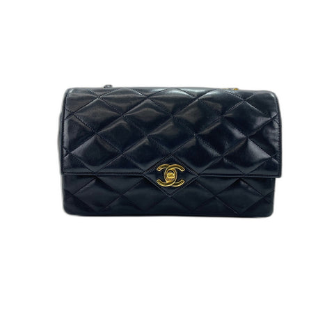 CHANEL Matrasse Shoulder Bag Navy WS34061