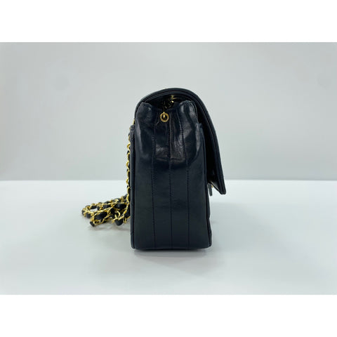 CHANEL Matrasse Shoulder Bag Navy WS34061