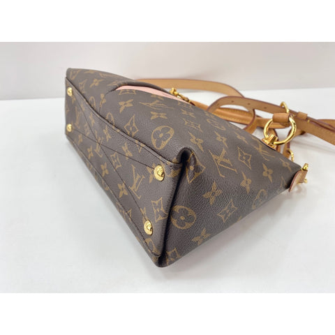 LOUIS VUITTON V tote BB Shoulder Bag Brown WS34062
