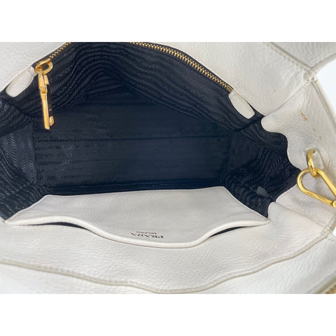 PRADA Shoulder Bag white WS34063