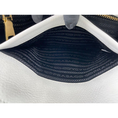 PRADA Shoulder Bag white WS34063