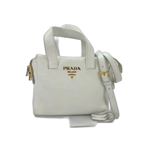 PRADA Shoulder Bag white WS34063