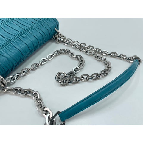 PRADA Shoulder Bag blue WS34064