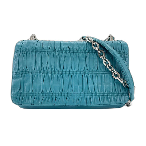 PRADA Shoulder Bag blue WS34064