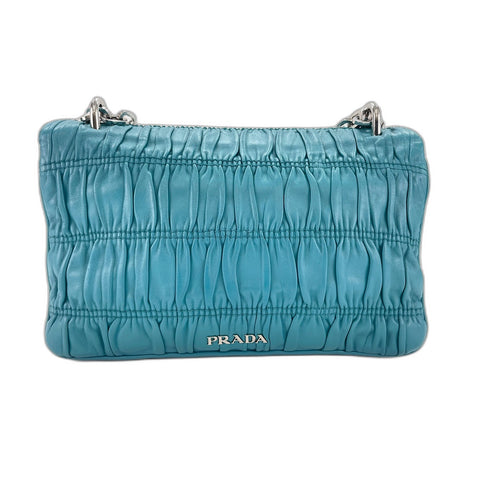 PRADA Shoulder Bag blue WS34064