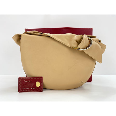 CARTIER Trinity Shoulder Bag beige WS34067