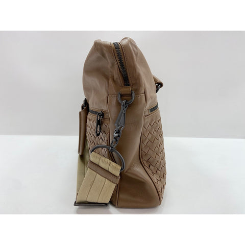 BOTTEGAVENETA INTRECCIATO Shoulder Bag Brown WS34069