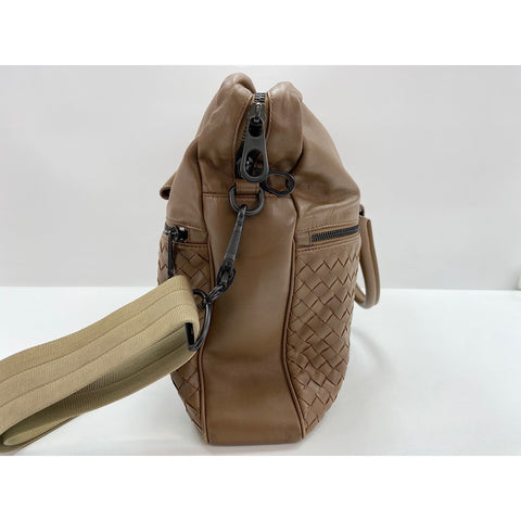 BOTTEGAVENETA INTRECCIATO Shoulder Bag Brown WS34069