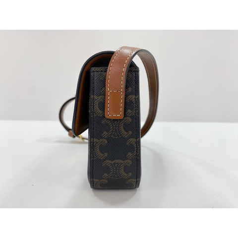 CELINE Claude Shoulder Bag black WS34071