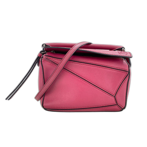 LOEWE Mini puzzle bag Shoulder Bag pink WS34074