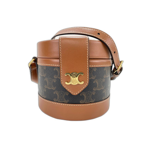 CELINE Tambour Shoulder Bag black WS34075