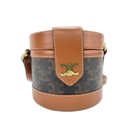 CELINE Tambour Shoulder Bag black WS34075