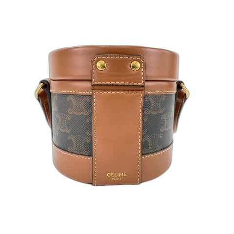 CELINE Tambour Shoulder Bag black WS34075
