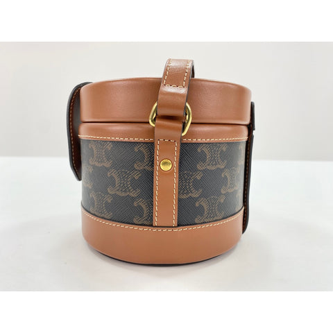 CELINE Tambour Shoulder Bag black WS34075
