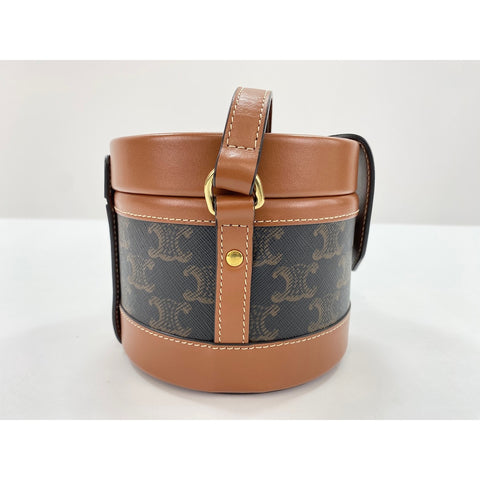 CELINE Tambour Shoulder Bag black WS34075