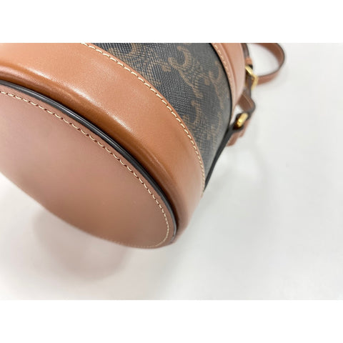 CELINE Tambour Shoulder Bag black WS34075