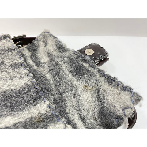 FENDI Mamma bucket Handbag gray WS34076