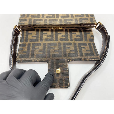 FENDI Shoulder Bag Brown WS34077