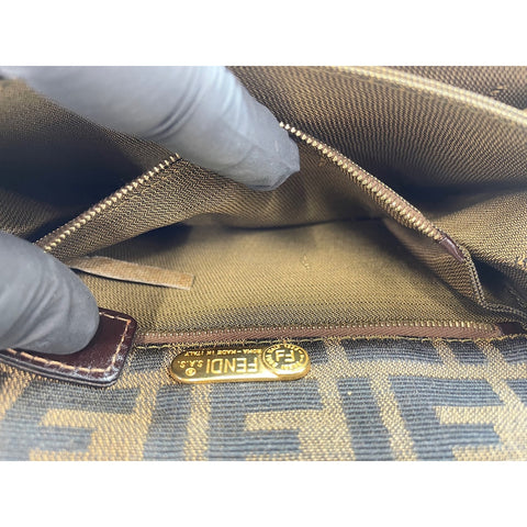 FENDI Shoulder Bag Brown WS34077