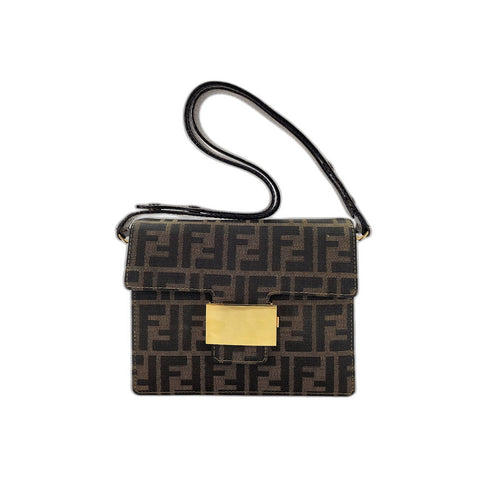FENDI Shoulder Bag Brown WS34077