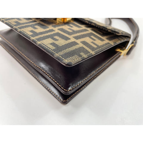 FENDI Shoulder Bag Brown WS34077