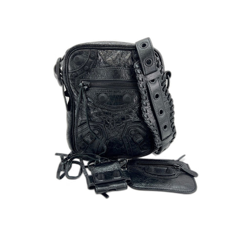 BALENCIAGA le cagoule Shoulder Bag black WS34078