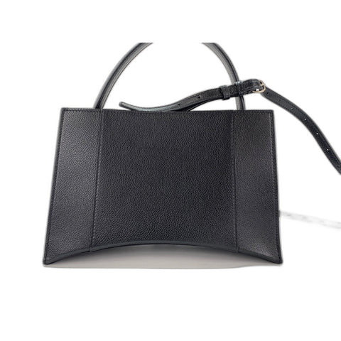 BALENCIAGA Hour glass Shoulder Bag black WS34082