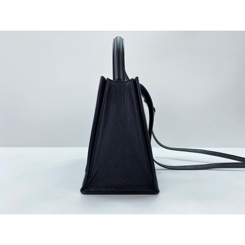 BALENCIAGA Hour glass Shoulder Bag black WS34082