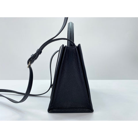 BALENCIAGA Hour glass Shoulder Bag black WS34082