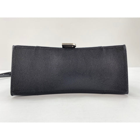 BALENCIAGA Hour glass Shoulder Bag black WS34082