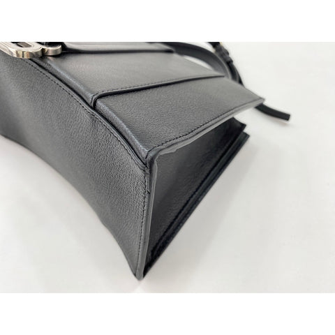 BALENCIAGA Hour glass Shoulder Bag black WS34082