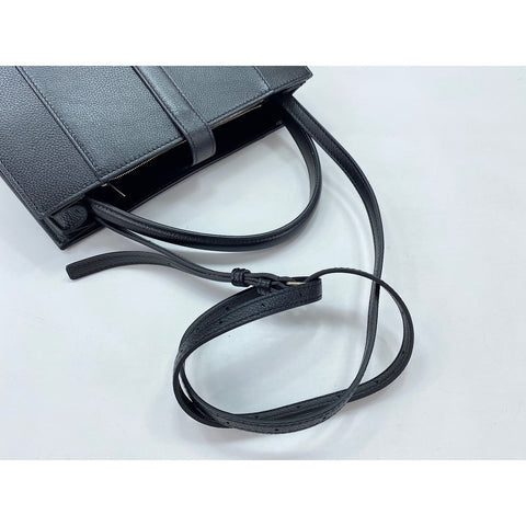 BALENCIAGA Hour glass Shoulder Bag black WS34082