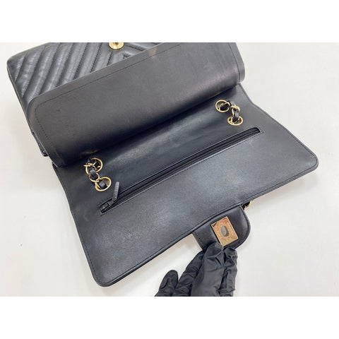 CHANEL Shoulder Bag black WS34086