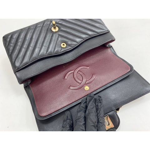 CHANEL Shoulder Bag black WS34086