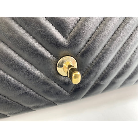 CHANEL Shoulder Bag black WS34086