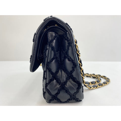 CHANEL Matelasse Shoulder Bag black WS34087