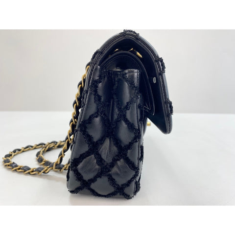 CHANEL Matelasse Shoulder Bag black WS34087